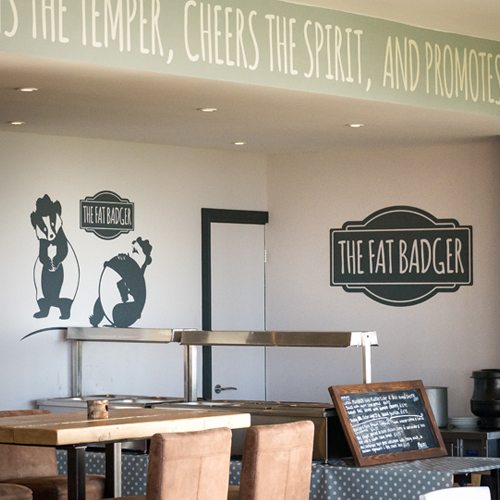 The Fat Badger weymouth Wall Graphics